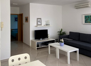 Apartment Appartement Lavanda Baska Insel Krk Kroatien Wohnzimmer mit Terrasse