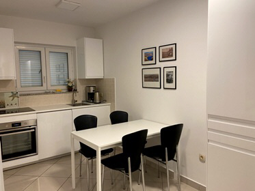 Apartment Appartement Lavanda in Strandn�he mit Waschmaschine Geschirrsp�ler Wasserkocher Kaffeemaschine Elektroherd Terrasse Baska Insel Krk Kroatien K�che
