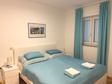 Apartment Appartement Lavanda in Strandn�he Schlafzimmer Baby Bett Insel Krk Kroatien 