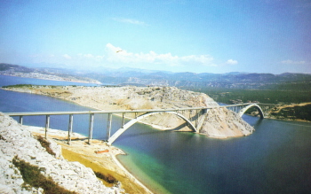 Bruecke Insel Krk Baska