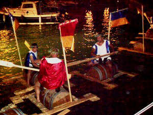 Markt in Krk Insel Krk Kroatien - Seeschlacht